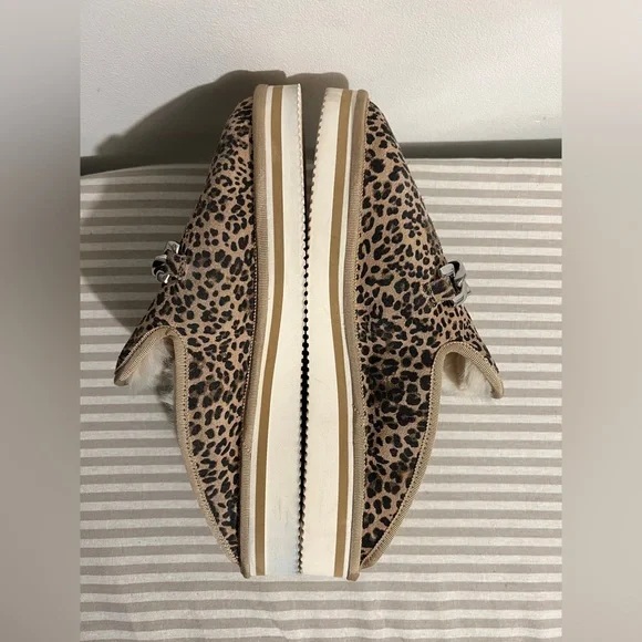 DOLCE VITA Haiden Womens Leopard Suede Slippers - Picture 11 of 14